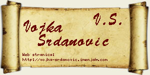 Vojka Srdanović vizit kartica